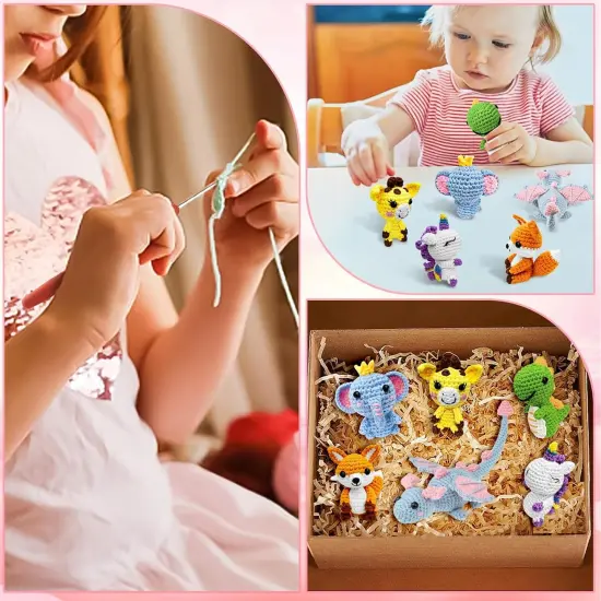 6Pcs Crochet Starter Kit for Beginners {4}