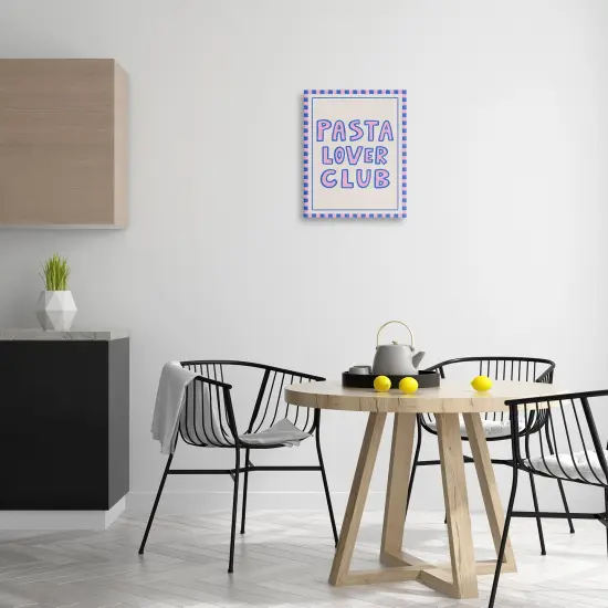 Stupell Industries Pasta Lover Club with Border Canvas By House of Lulu {2}