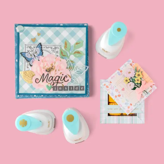 We R Makers Hinge Punch Set-White/Blue {4}