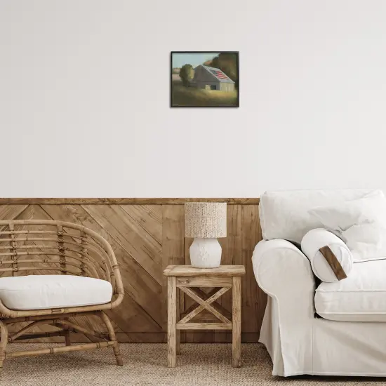 Stupell Industries Peaceful Americana Barn Framed Giclee By David Swanagin {8}