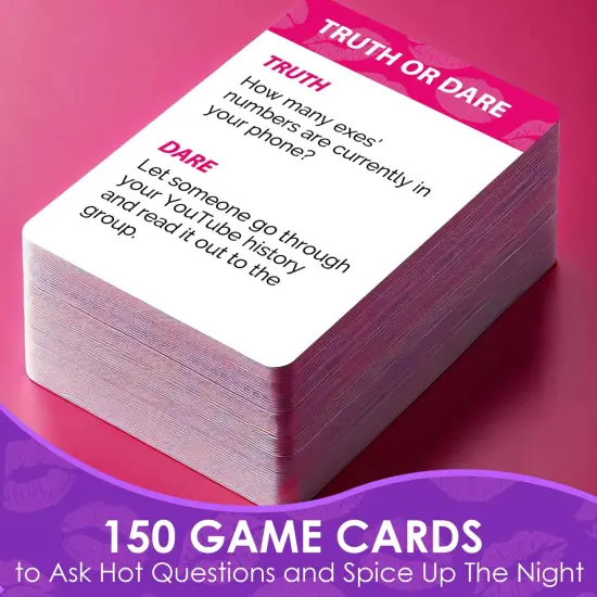 Bachelorette Party Games Kiss The Miss | 250 Cards {3}
