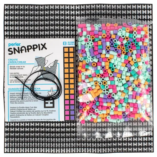 Perler Snappix Bead Craft Kit-XO Heart {5}