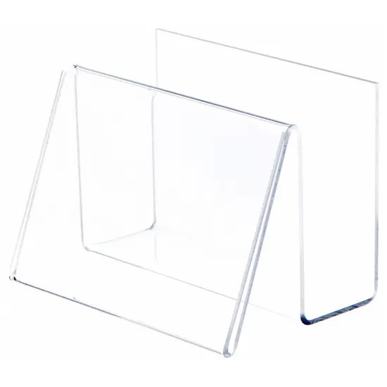 Plymor Clear Acrylic Deluxe Postcard Holder & Display (Horizontal), 6" W x 4.25" D x 4.5" H {1}