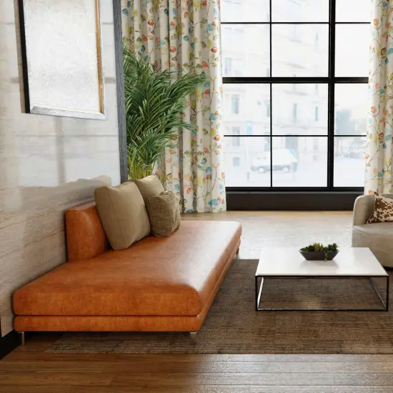 Richloom SAN FRANCISCO CARAMEL- Faux Leather Caramel {3}