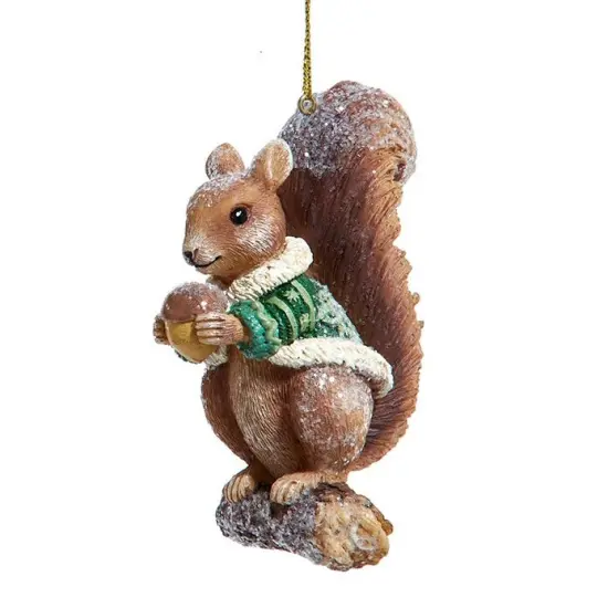 Winter Squirrel Ornament {1}