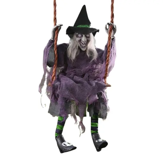 Swinging Witch 36" Halloween Decoration {1}