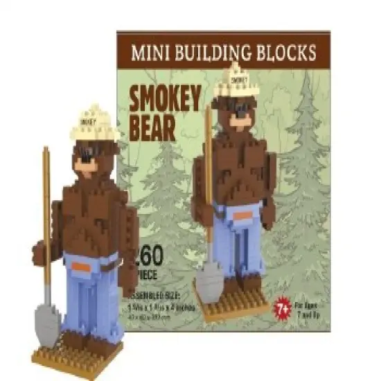 Mini Building Blocks - Smokey Bear {4}