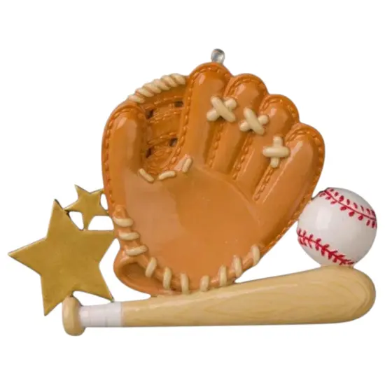 Baseball Glove Sports Ornament {1}