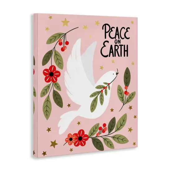 Stupell Industries Peace On Earth Dove Canvas By Jo Taylor {3}