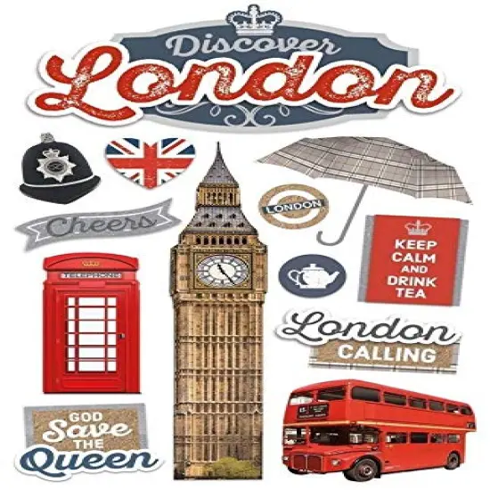 Paper House London Dimensional Stickers {1}