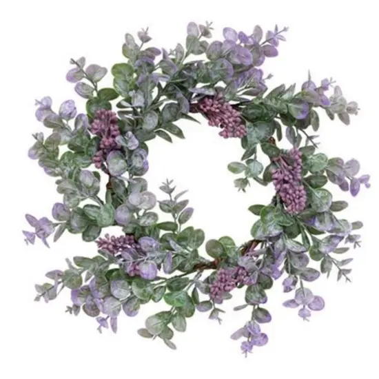 Lavender Eucalyptus With Seeds Wreath 14" {1}