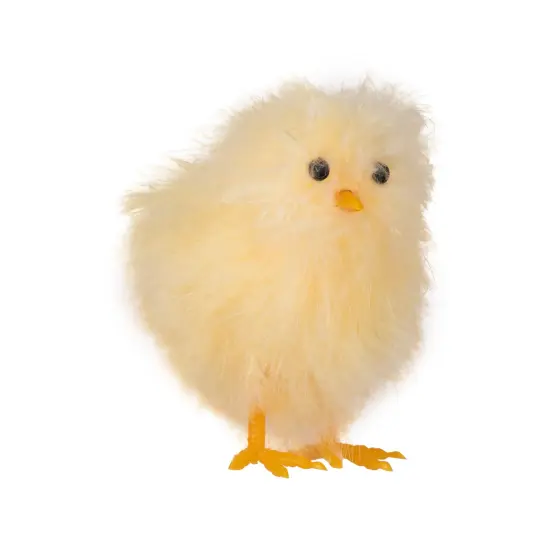 Northlight Fuzzy Easter Baby Chick Decorations - 3.25" - Set of 3 Yellow {5}