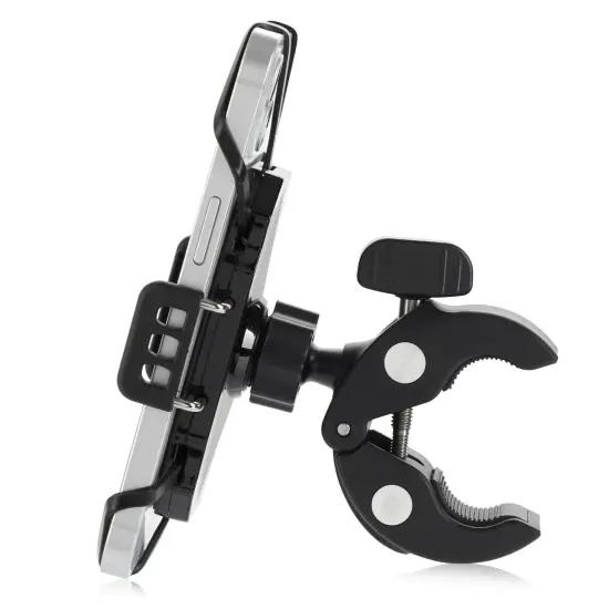 Bike Phone Holder Handlebar, Bicycle Phone Mount with 360 Degree Rotation and Corner Grip Silicone Bands {5}