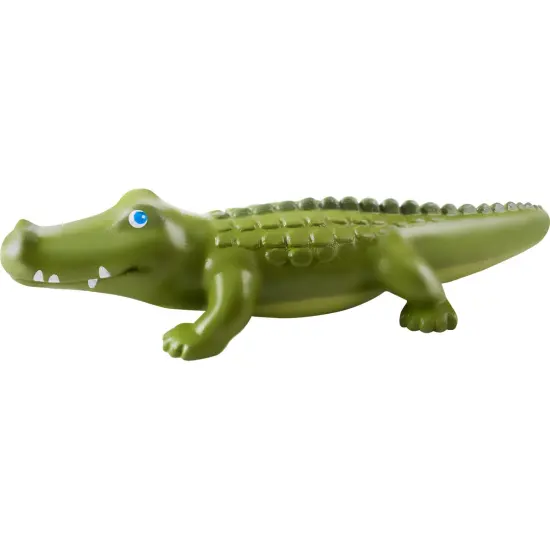 HABA Little Friends Crocodile - 7" Chunky Plastic Zoo Animal Toy Figure Multicolor {3}