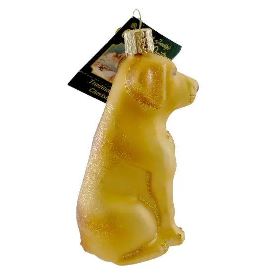 Old World Christmas 4.0 Inch Labrador Retriever Yellow Christmas Tree Ornament , Christmas Decor Dog Lab Best Friend {2}