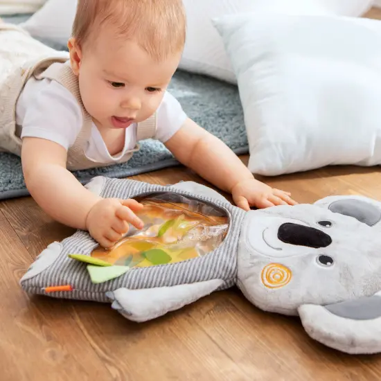 HABA Water Play Mat for Tummy Time and Sensory Development -Koala Infant Water Mat Toy for Baby Development, Baby Gifts 6 Months+ Multicolor {3}