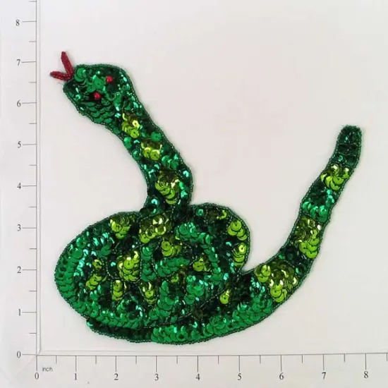 Snake Sequin Applique/Patch {1}