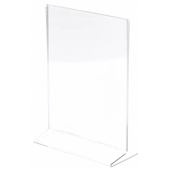 Plymor Clear Acrylic Sign Display / Literature Holder (Side-Load), 8.5" W x 11" H {2}