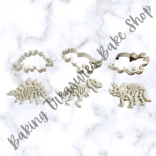 Dinosaur Cookies Cutter & Embosser Set {1}