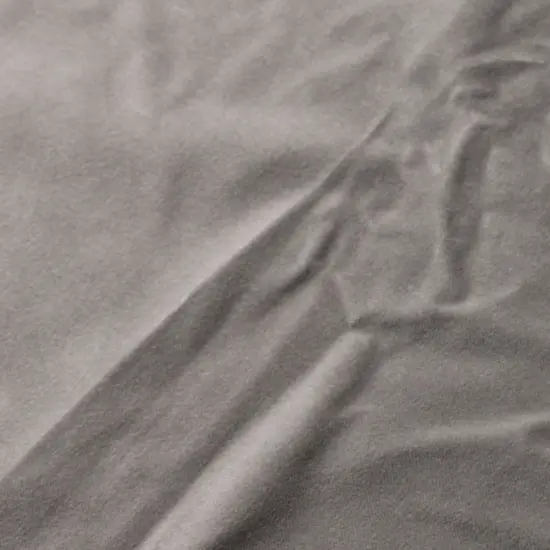 5 Yard Cotton Velvet Upholstery Drapery Fabric 60 Inches Width Silver {1}