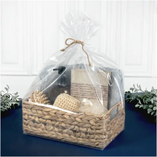 Plymor 12" x 8" x 24" (Pack of 100), 3 Mil Gusseted Plastic Bags {5}