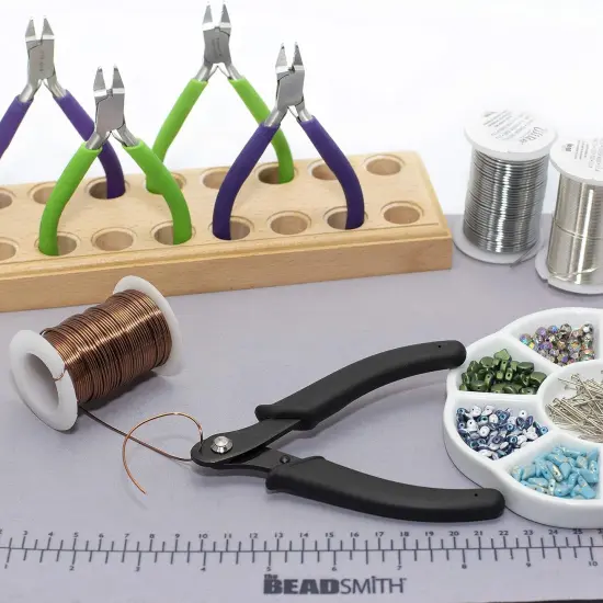 The Beadsmith Hi-Tech Memory-Wire Cutters, Wire-Cutting Pliers, Jewelry Making Supplies {5}