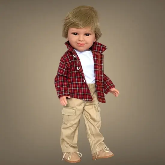 Lincoln: The Adventurous Little Boy Doll- Blonde Hair Brown Eyes {1}