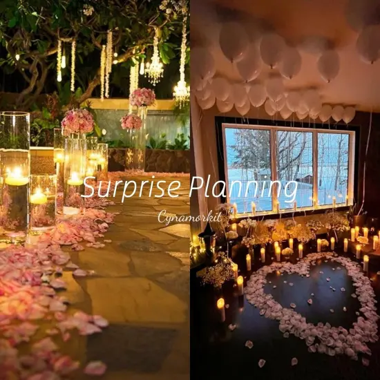 1000 PCS Pink Fake Rose Petals for Wedding, Valentine&rsquo;s Day, Proposal, Engagement, Romantic Night, Artificia Flower Petals {2}