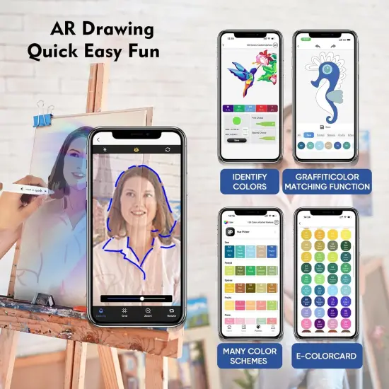 120 Colors Alcohol Markers for Artists {2}