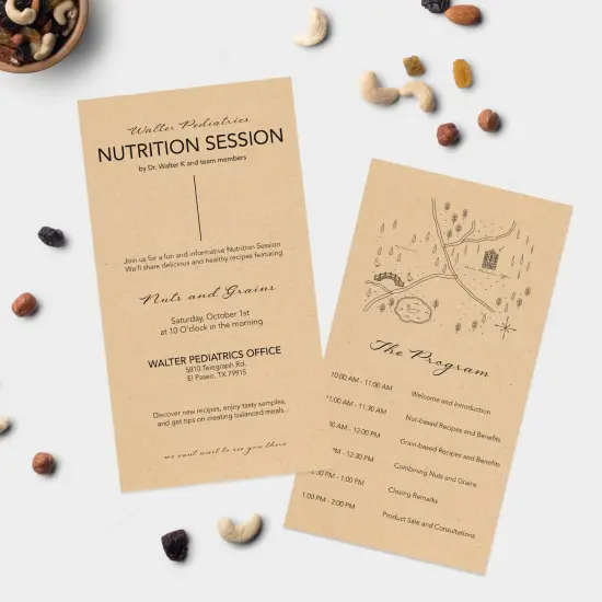 Avery 6" x 11" Rectangle, Kraft Brown Postcards {4}