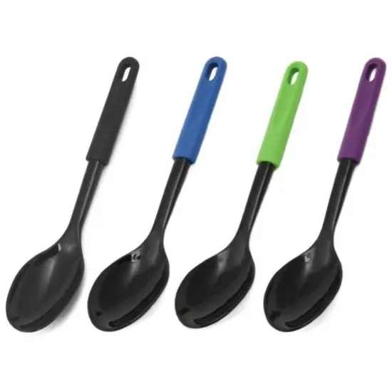 Chef Craft 11.5" Basic Heat Resistant Nylon Solid Serving Spoon Blue {3}