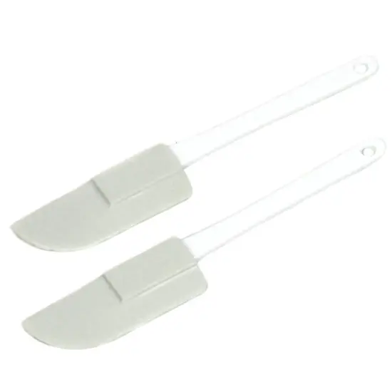 Chef Craft 6" Long Mini Spatula / Bowl Scraper 2pc Set {1}
