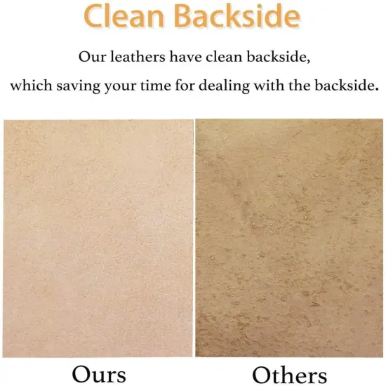 ELW Veg Tanned Leather Shoulder & Sides 8/9 oz. (3.2-3.6mm) Natural Full Grain Leather Tooling Craft Repair Projects Various Sizes {5}