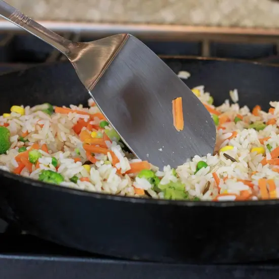 Chef Craft 6pc Stainless Steel Kitchen Cooking Tool Set - Solid Turner, Slotted Turner, Basting Spoon, Slotted Spoon, Serving Fork & Ladle {4}