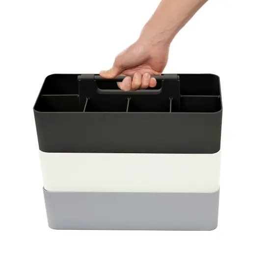 Enjoy Organizer Portable Supply Caddy Compartment with Handle 8 Dividers Art Caddy Multi-Purpose - Made In USA {1}