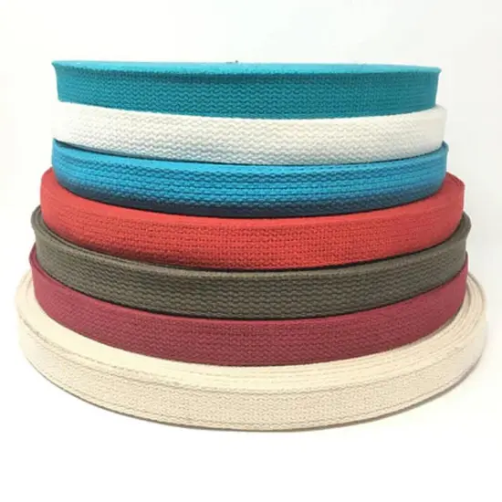 1 Inch Wide Cotton Webbing Multiple Colors {2}