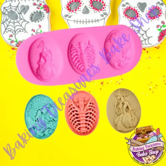 Day of the Dead Silicone Mold {2}