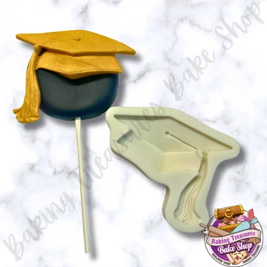 Graduation Cap Silicone Mold {1}