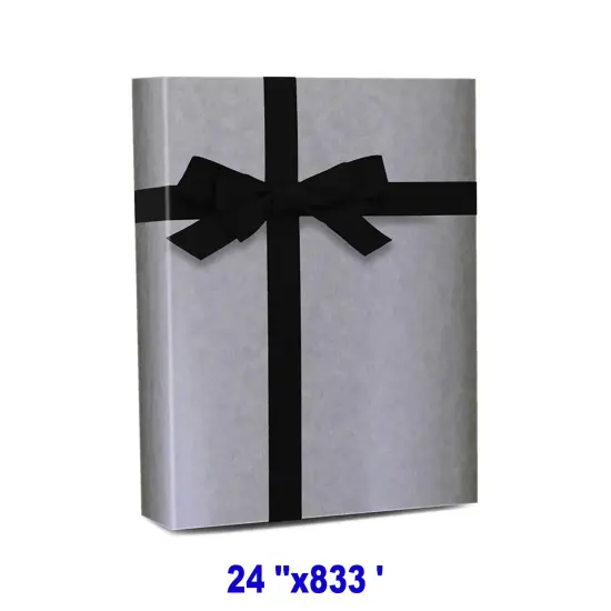 Durable Solid Color Wrapping Paper 24" x 833' Roll 55 lb for Retail & Gift Use {1}