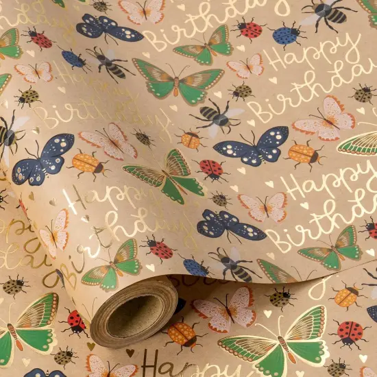 Birthday Wrapping Paper Roll, 17 in x 16.4 ft {1}