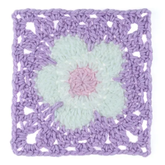 Red Heart All in ONE Flower Power Yarn 24 Pack-Wisteria {4}