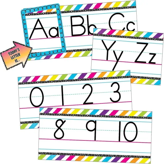 Teacher Created Resources Brights 4Ever Alphabet Line Bulletin Board {1}