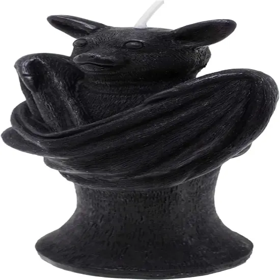 Bat Shaped Candle Decorations {4}