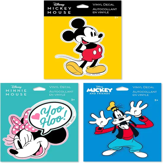 Disney Pack of 3 Stickers for Water Bottles, Planners, Notebooks {3}