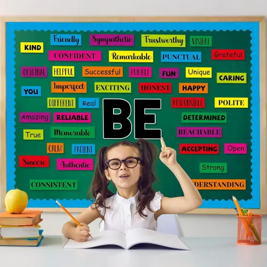 Affirmation Station Bulletin Board Set - Colorful {4}