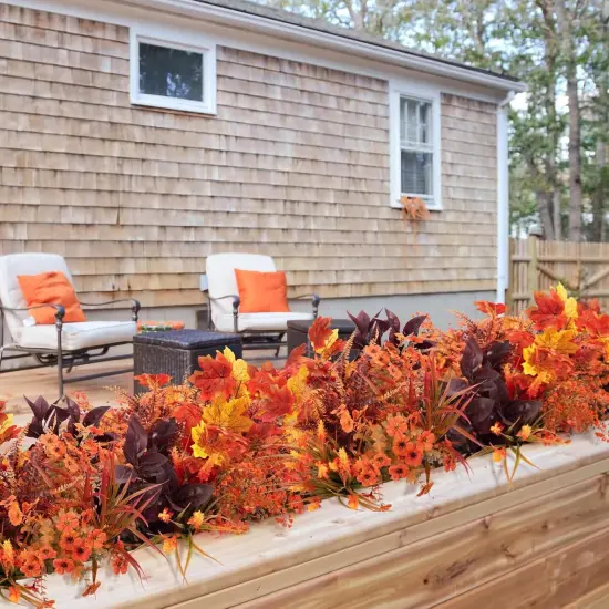 24 Bundles Artificial Fall Flowers for Decorations {5}