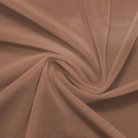 1 Yard 36" x 60" Power Mesh Fabric Skin Tones and Neutrals Colors Brown Sugar {5}