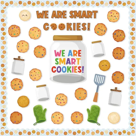 146Pcs Smart Cookies Bulletin Board Classroom Decoration Set {1}