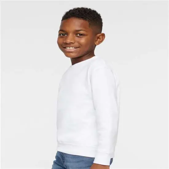 Rabbit Skins&reg; Toddler Fleece Crewneck Sweatshirt - 3317 Royal {6}