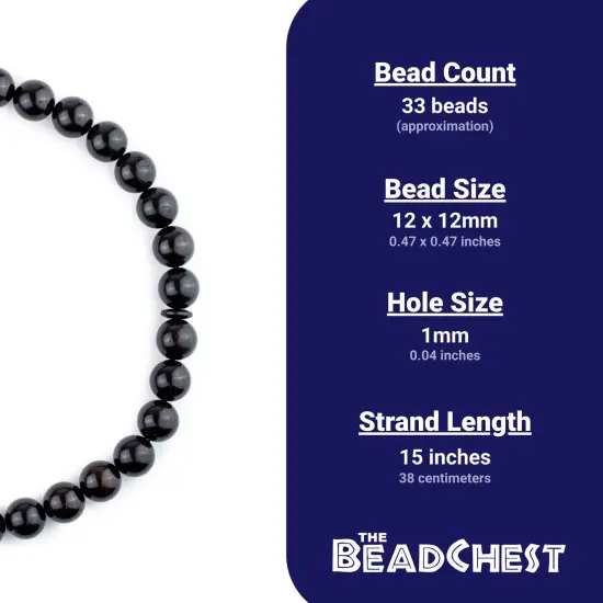 33Black Round Wooden Arabian Prayer Beads (12mm), Islamic Tasbih, Ramadan Gift, Quality Middle Eastern Beads - The Bead Chest {5}
